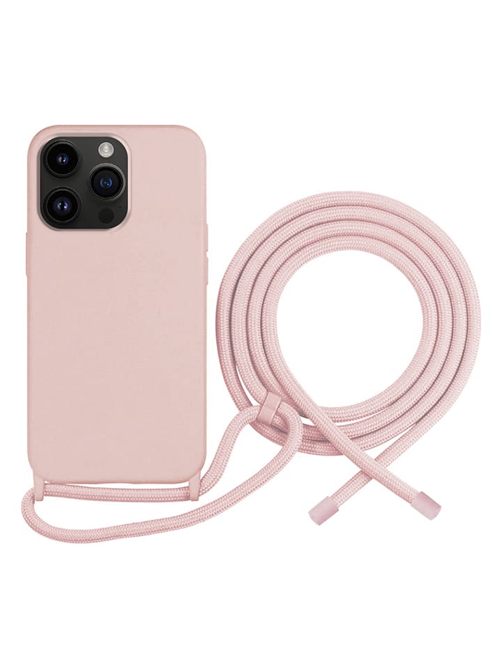 SmartCase Case mit Kordel für iPhone 14 PRO MAX in Rosa günstig kaufen onesize