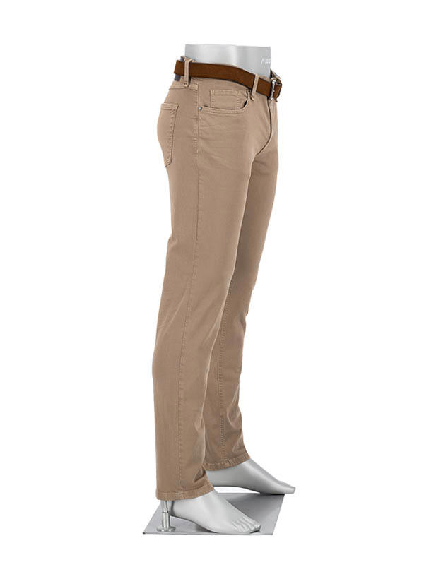 Alberto, Jeans Pipe, Regular Fit, Baumwolle T400®, beige