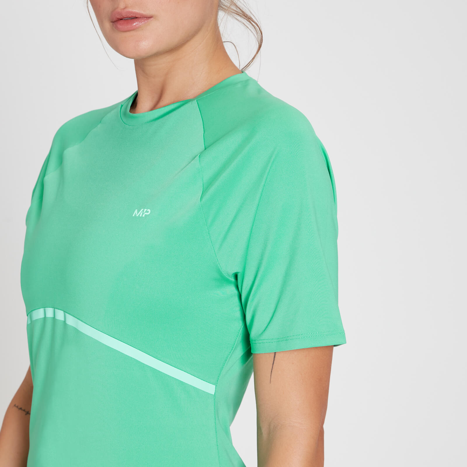 T-shirt réfléchissant MP Velocity Ultra pour femmes – Vert glacé
