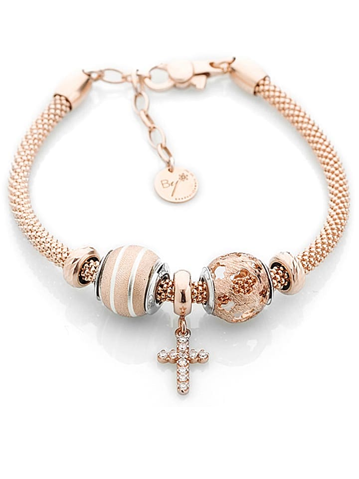 BYOU Beschicht. Silber-Armband mit 3 Beads günstig kaufen onesize