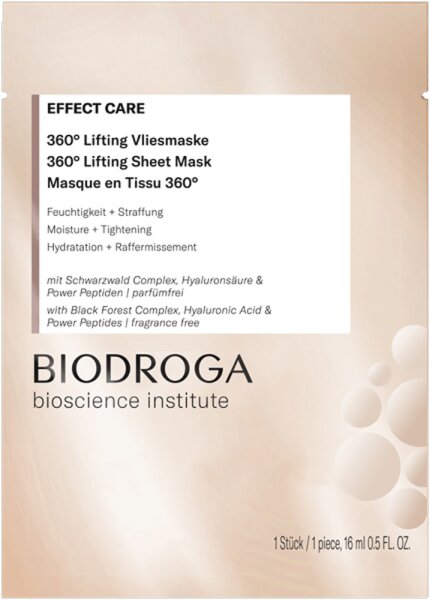 Biodroga Bioscience Institute Effect Care 360° Vliesmaske  Gesichtsmaske