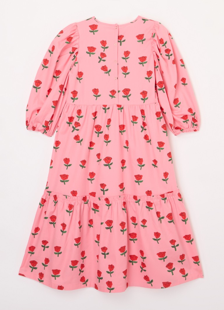 Mini Rodini Roses tunikakjole laget av økologisk bomull