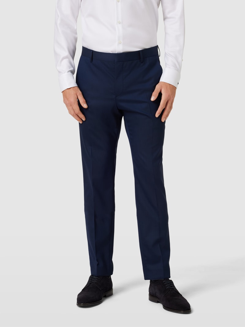 Slim Fit Chino mit französischen Eingrifftaschen in royalblau