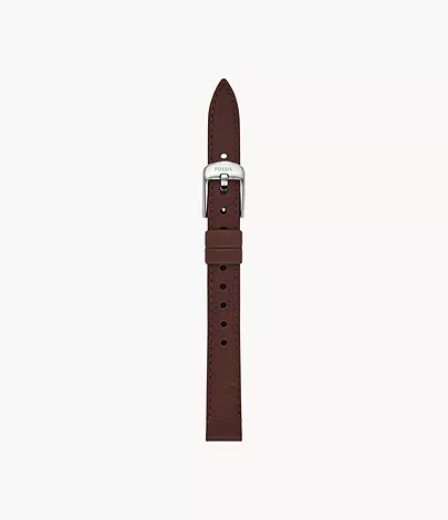 Fossil Band 12 mm LiteHide-Leder dunkelbraun