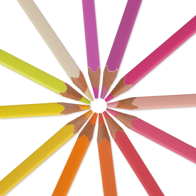 Juego de 12 lápices de colores - Vive a todo color