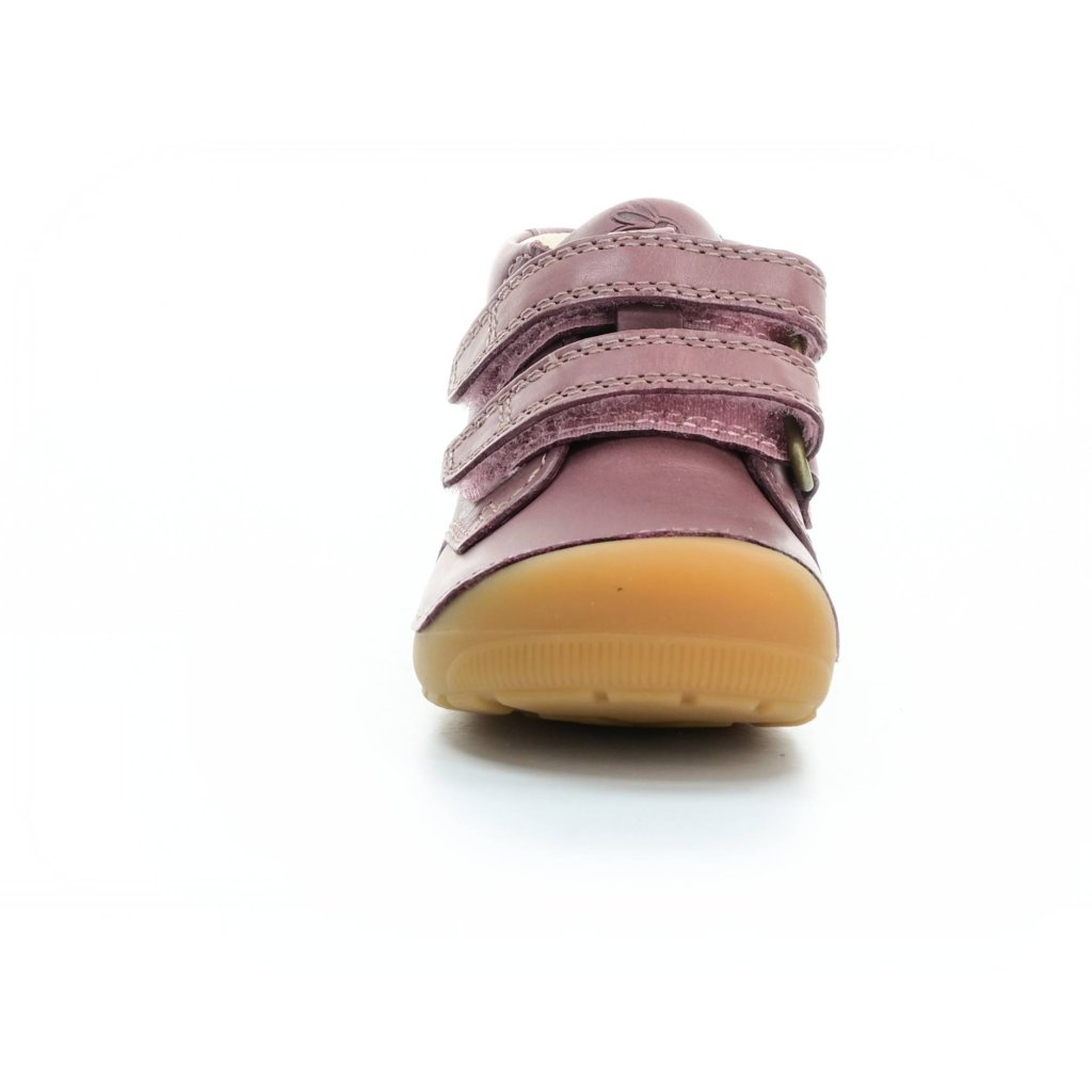 Bundgaard Petit Velcro Dark Pink dunkel rosa Mid Cut Barfußschuhe