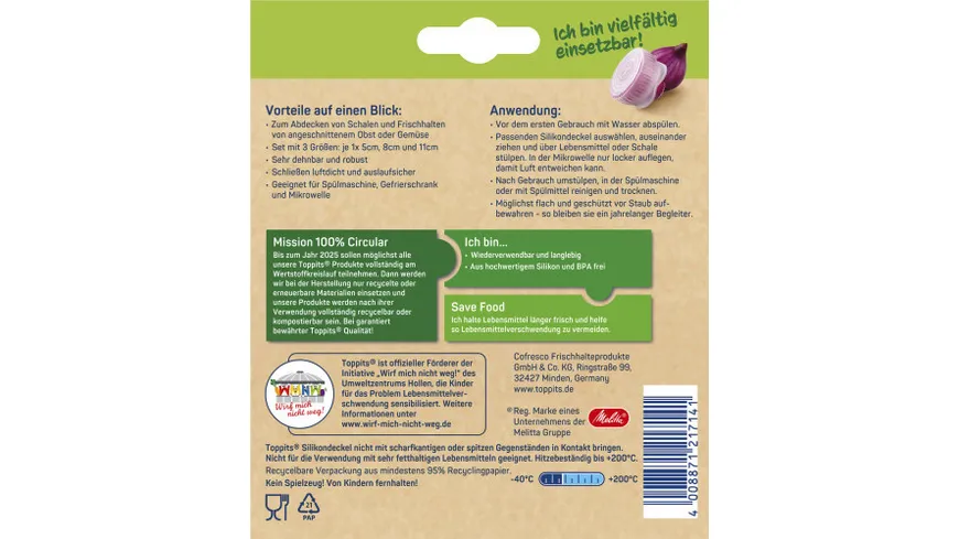 Toppits Silikondeckel