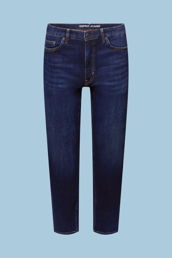 Jeans mit geradem Bein, Baumwollstretch