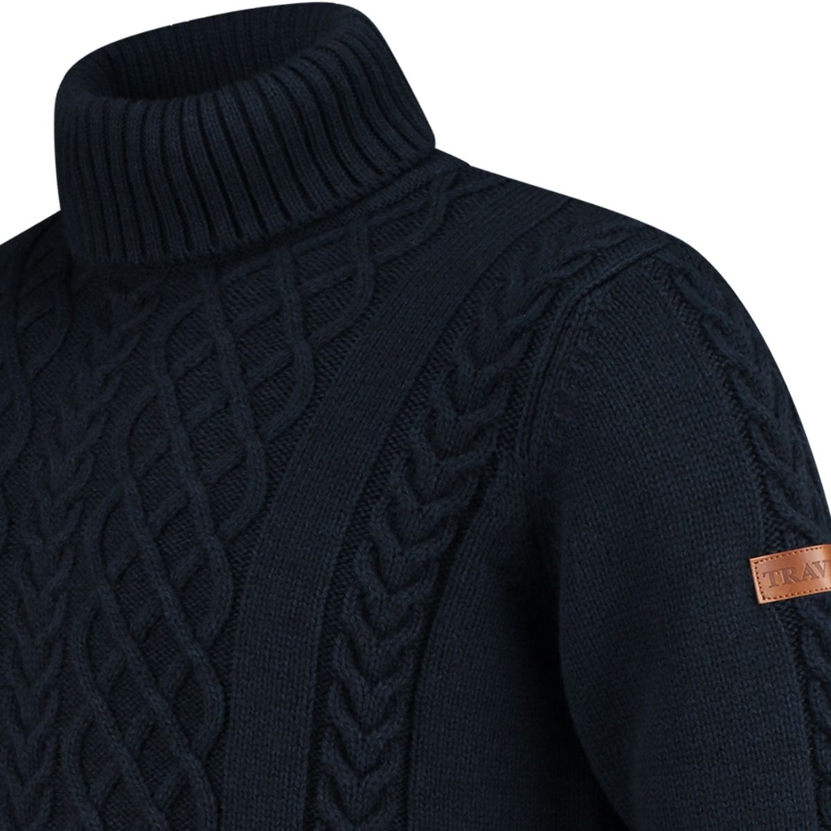Travelin' Coll Oulu marineblaue Herren Pullover