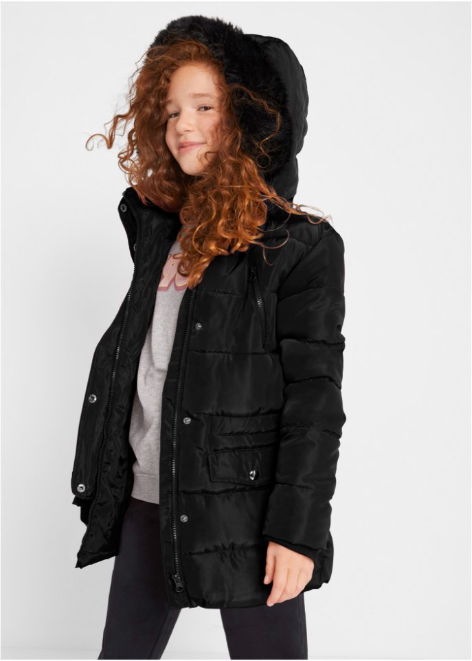 Mädchen Parka mit Kapuze