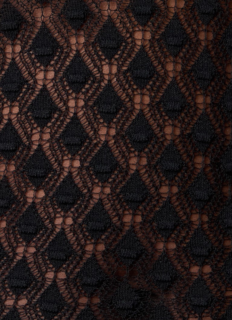 Top Isabel Marant Zavia semitransparent din dantelă