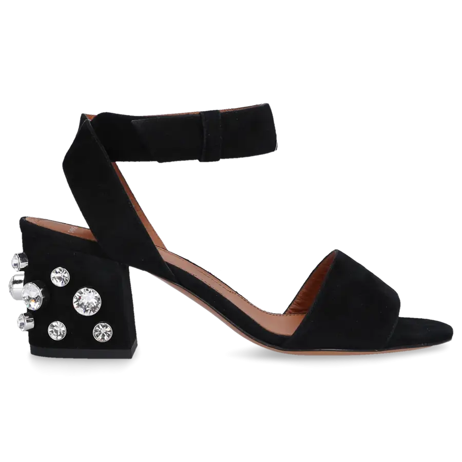 Givenchy - Sandalen Veloursleder - schwarz