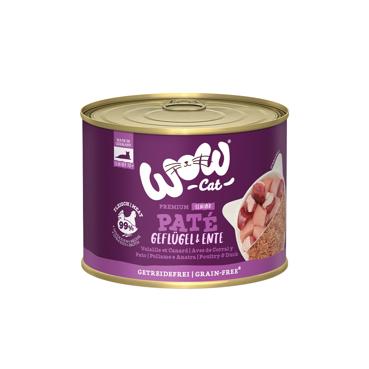 WOW CAT Senior Geflügel & Ente günstig kaufen bei ZooRoyal
