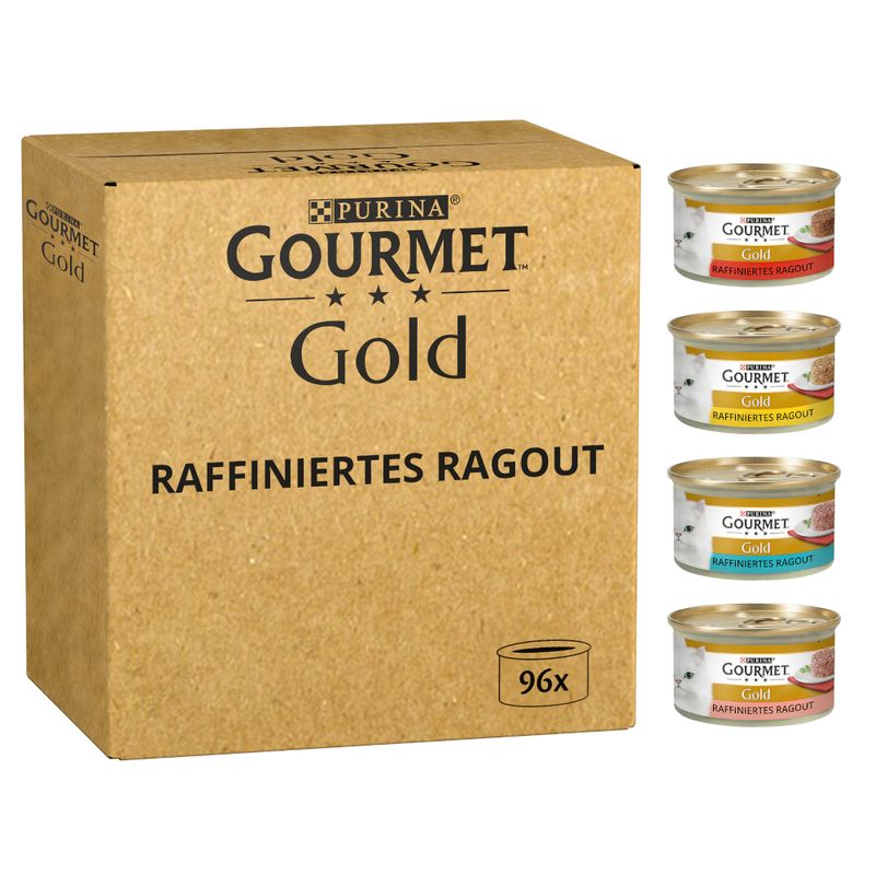 Jumbopack Gourmet Gold Raffiniertes Ragout 96 x 85 g | bitiba %