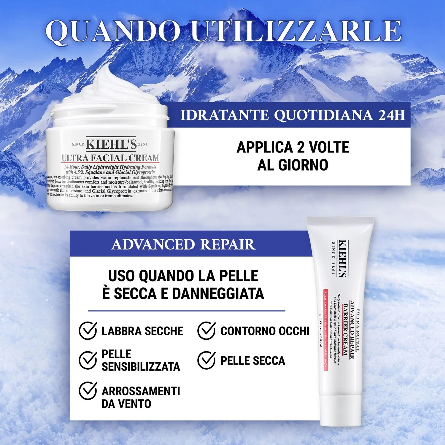 Κρέμα φραγμού προσώπου Ultra Advanced Repair - Θεραπεία επανόρθωσης, 24ωρη ενυδατική θεραπεία προσώπου, 24ωρη καταπραϋντική θεραπεία προσώπου