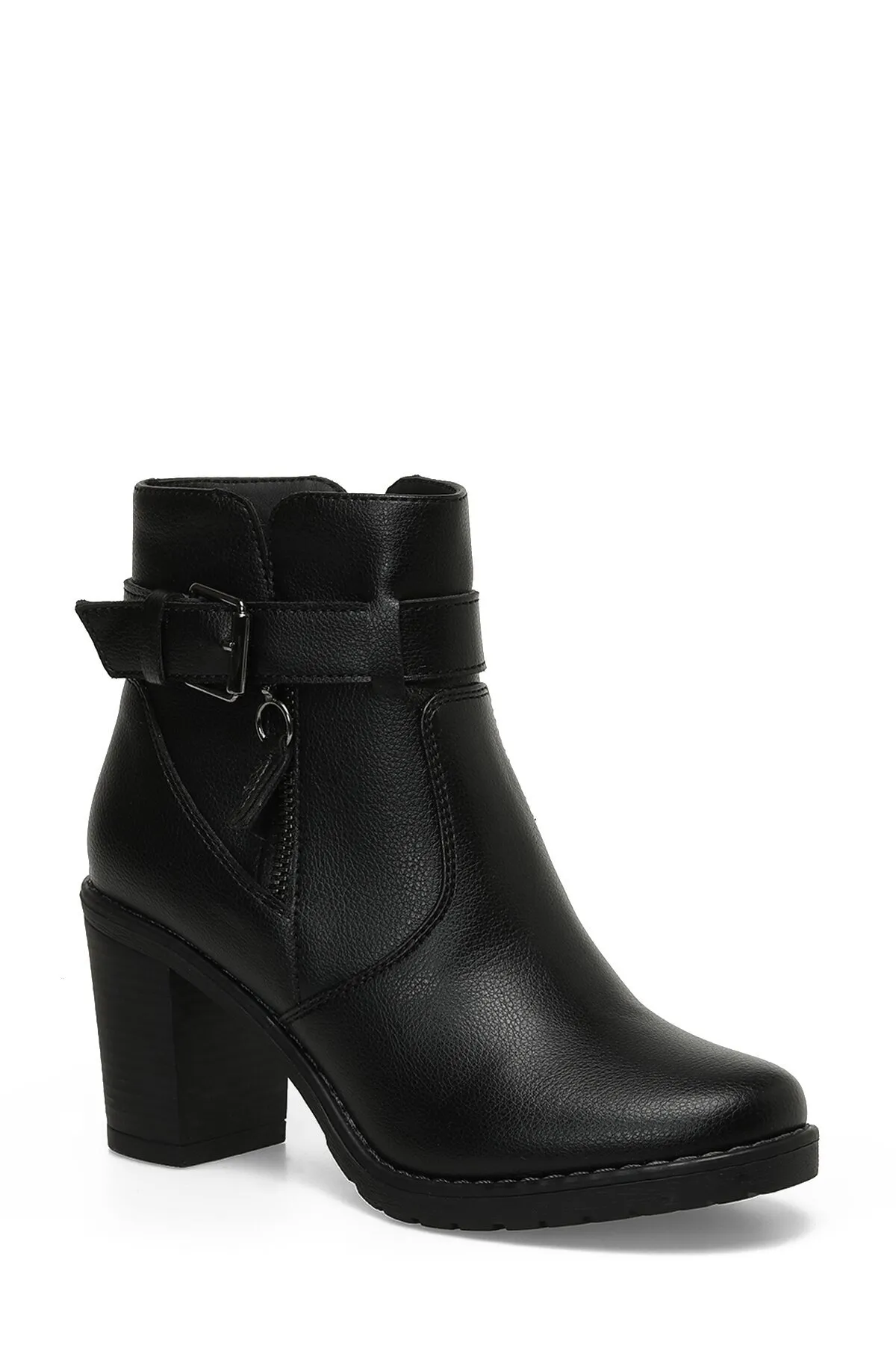 Polaris  318259Z 3PR Schwarze Damenstiefel mit Absatz