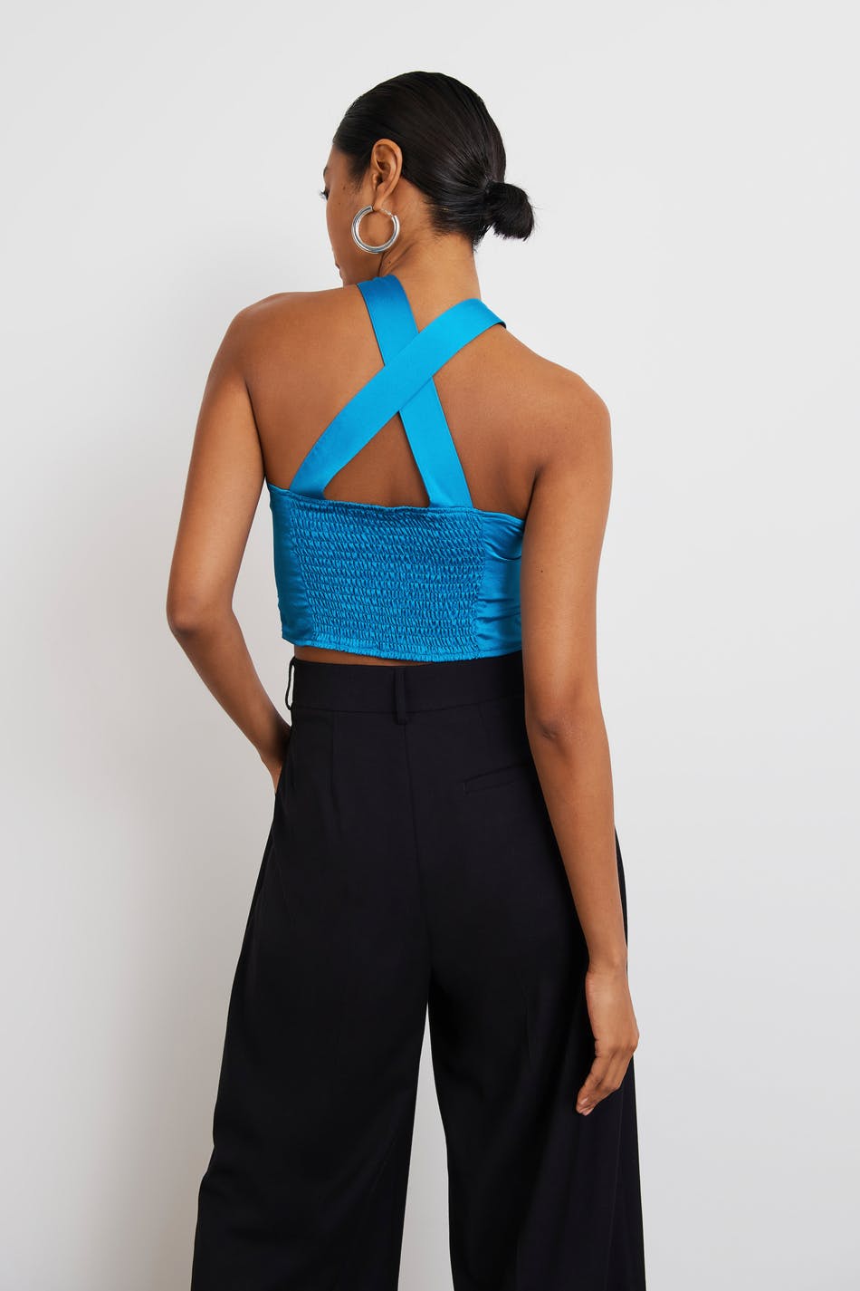 Ally satin top