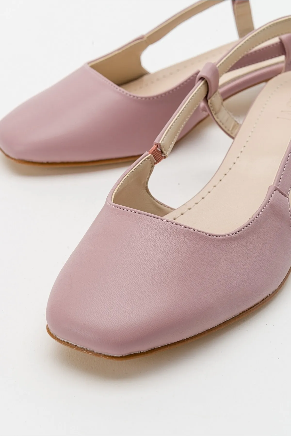 LuviShoes  66 Dusty Rose Skin Damen-Sandalen mit Absatz