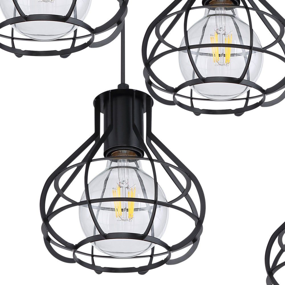 etc-shop Pendelleuchte, Leuchtmittel nicht inklusive, Hängeleuchte Höhenverstellbar Pendelleuchte Esszimmerlampe