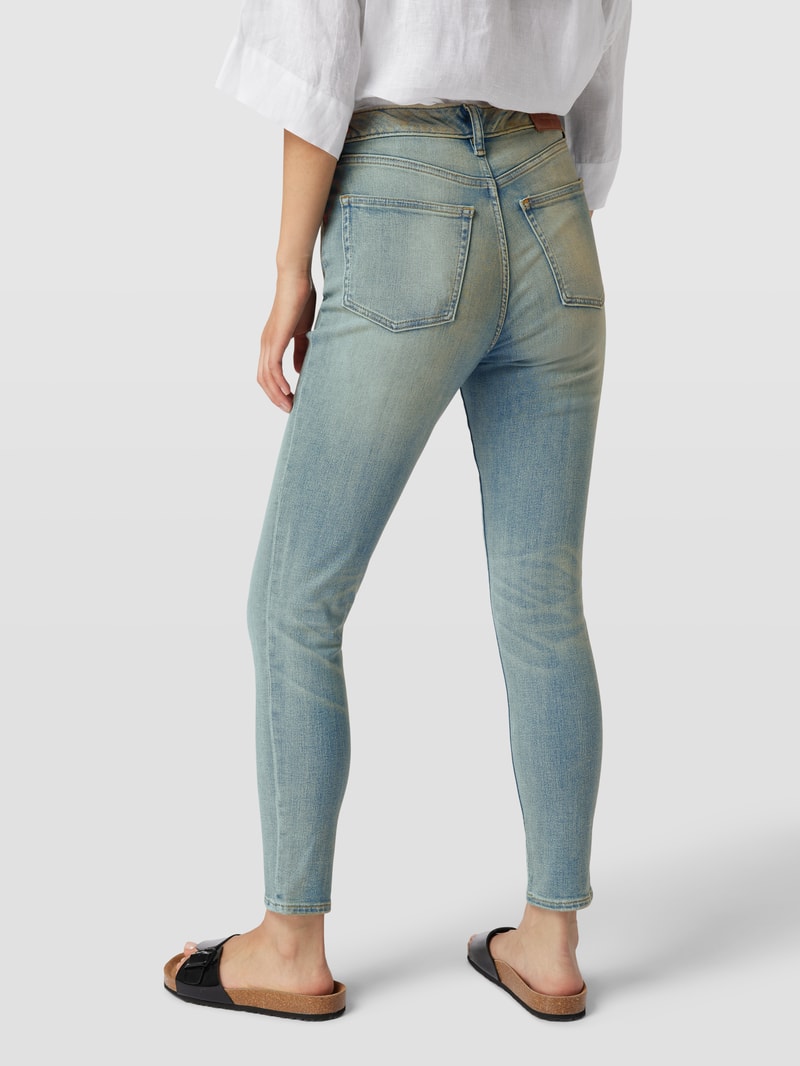 Skinny Fit Jeans im Used-Look in jeans