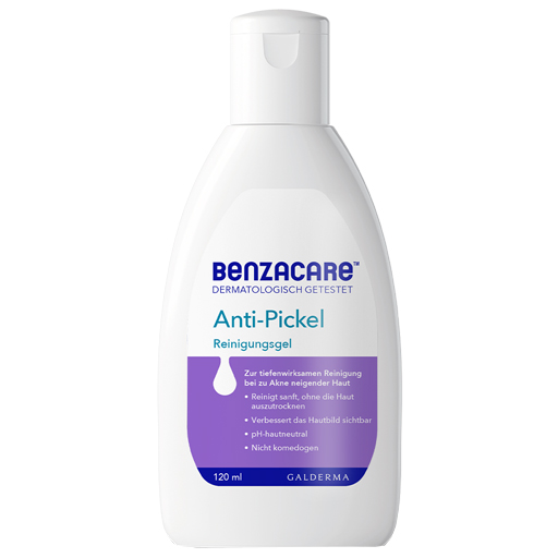 BENZACARE Anti-Pickel Reinigungsgel  120 ml  Gel