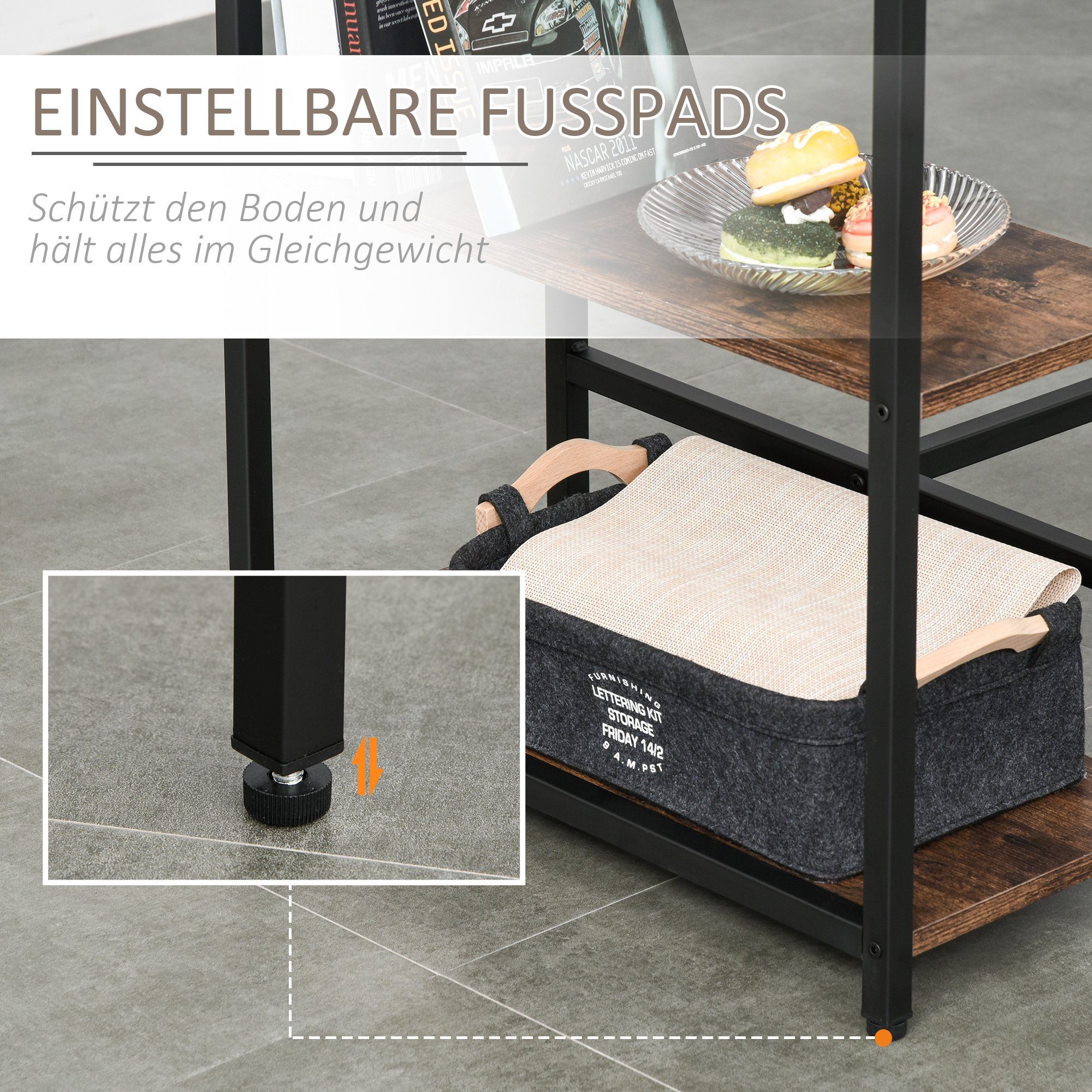 HOMCOM Bargruppe Bartisch-Set mit 2 Barhockern
