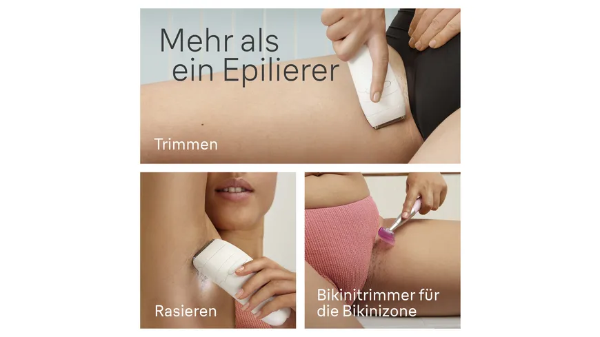 BRAUN Epilierer Silk-épil 5, 5-030 Weiß / Flamingorosa