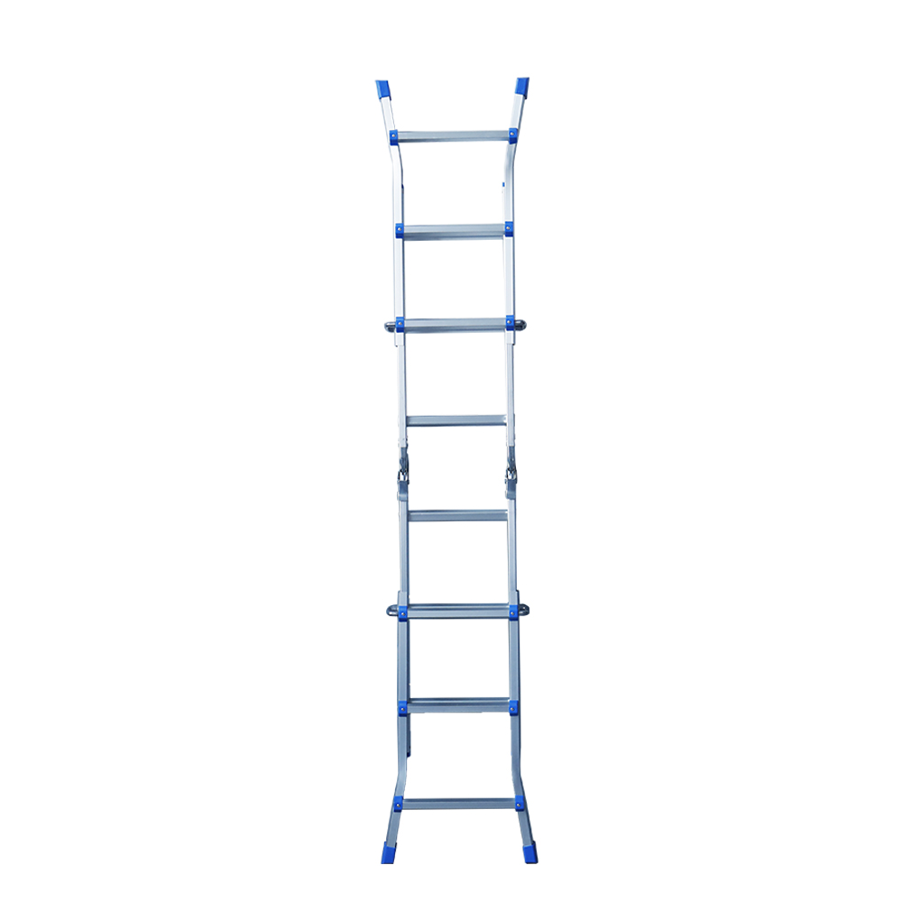 Vago-Tools Teleskopleiter Stehleiter Mehrzweckleiter Alu Leiter Klappleiter 4 x 4