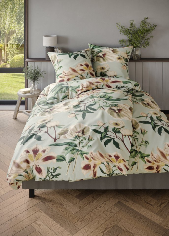 Bettwäsche mit floralem Design