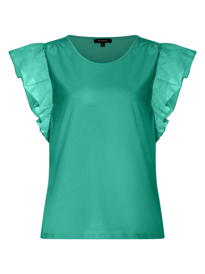 More & More Kurzarmshirt in gruen günstig kaufen