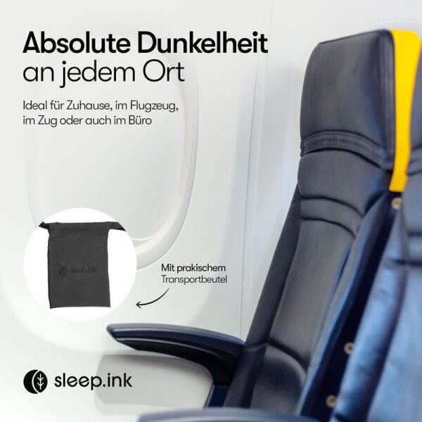 sleep.ink Extra weiche Schlafmaske Schlafmaske