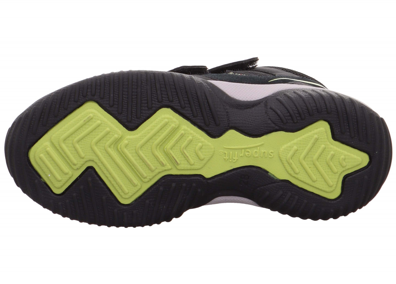 STORM - Schwarz/Hellgrün Sneaker high mit Klettverschluss