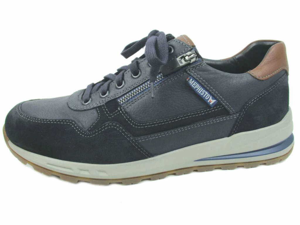 MEPHISTO Komfort Schnürer blau Bradley Blau