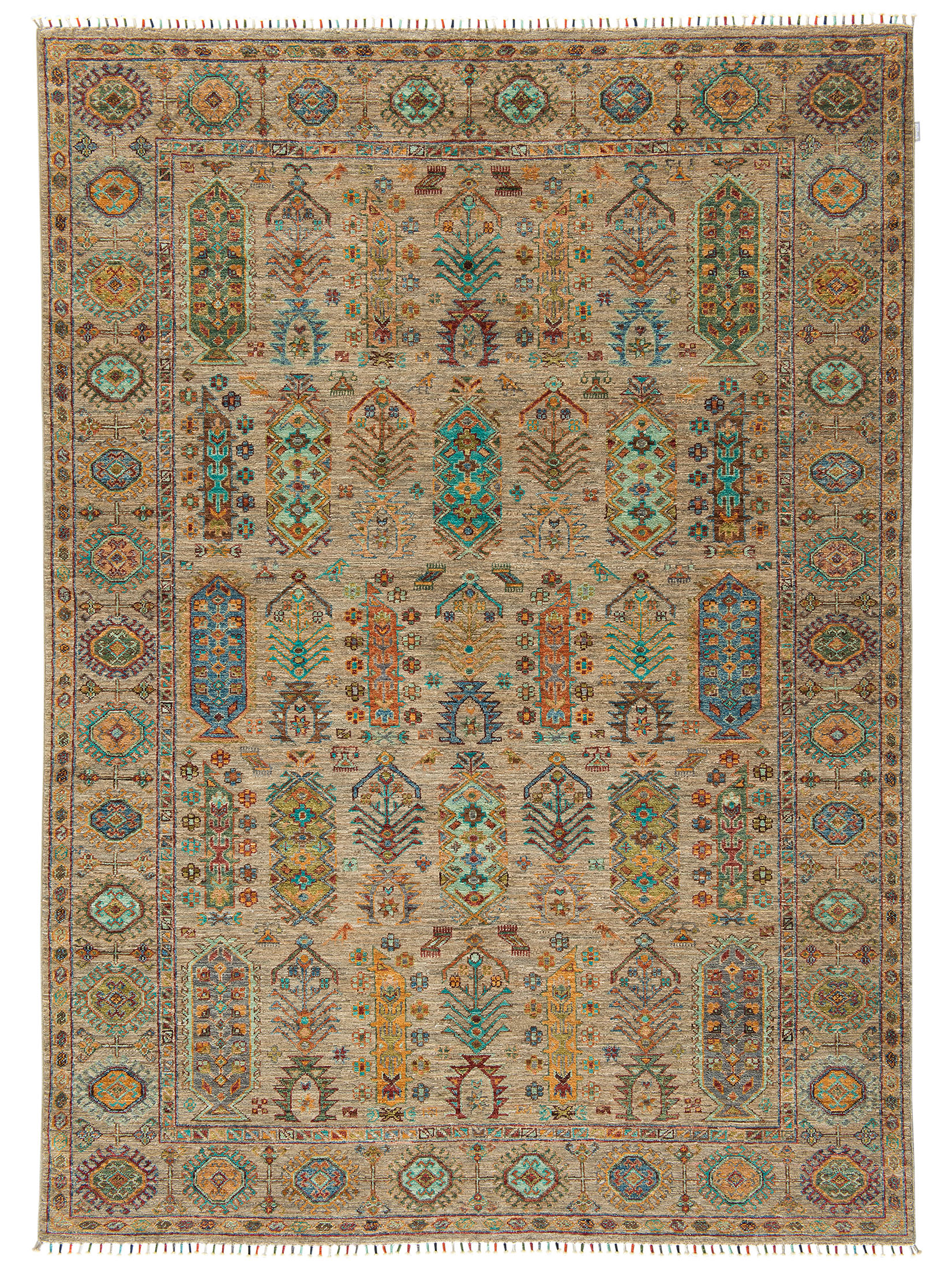 Kazak Ghazni ca. 184 x 254 cm, Unikat / Einzelstück