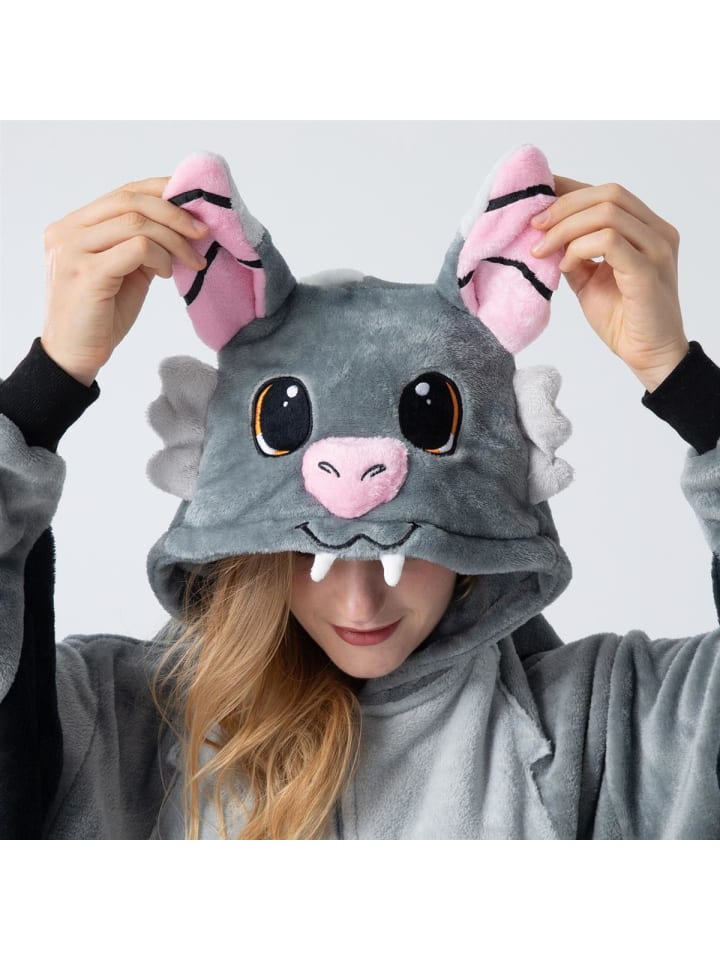 Corimori Fledermaus Kostüm Fasching in Anthrazit günstig kaufen