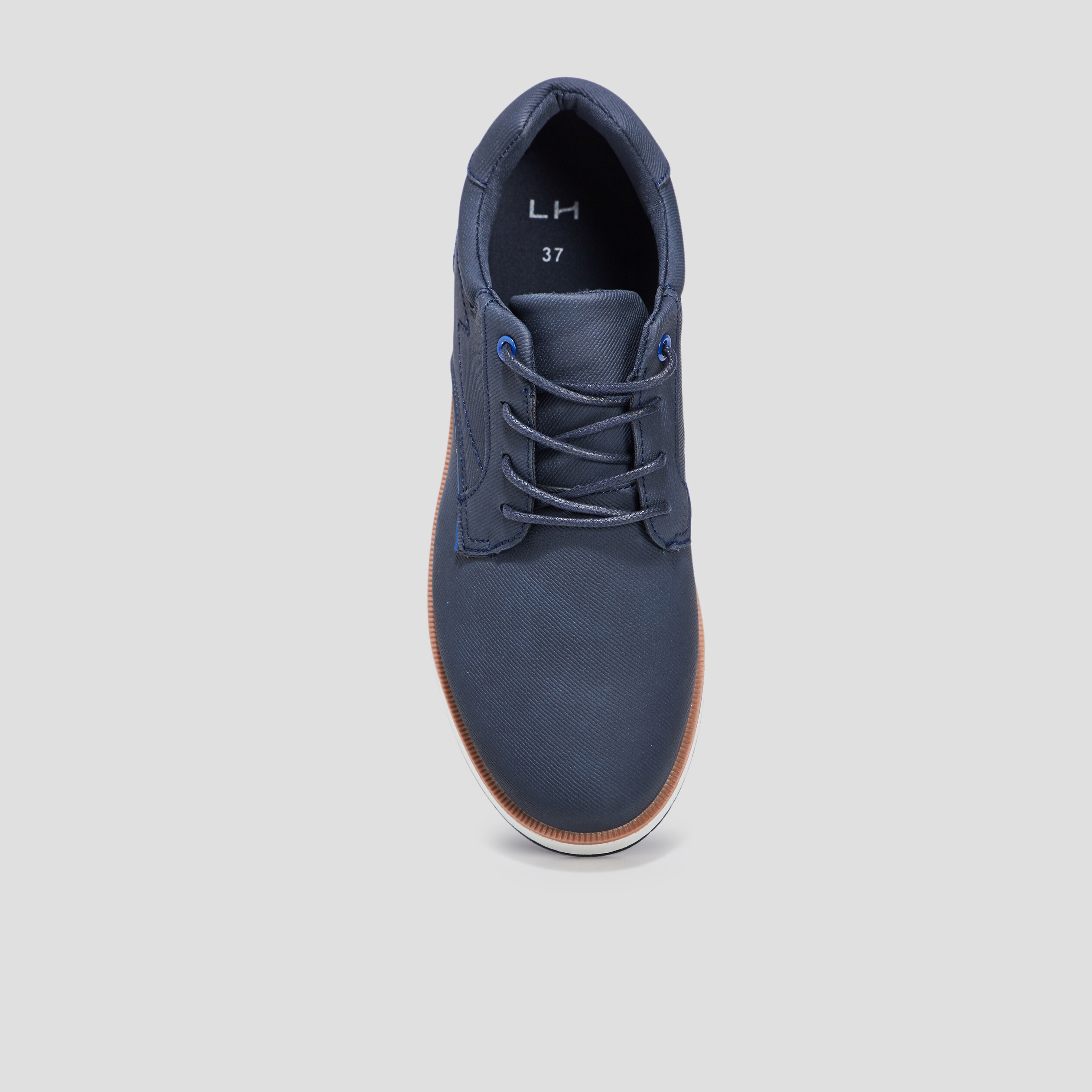 Derbies à lacets bleu marine garçon | La Halle