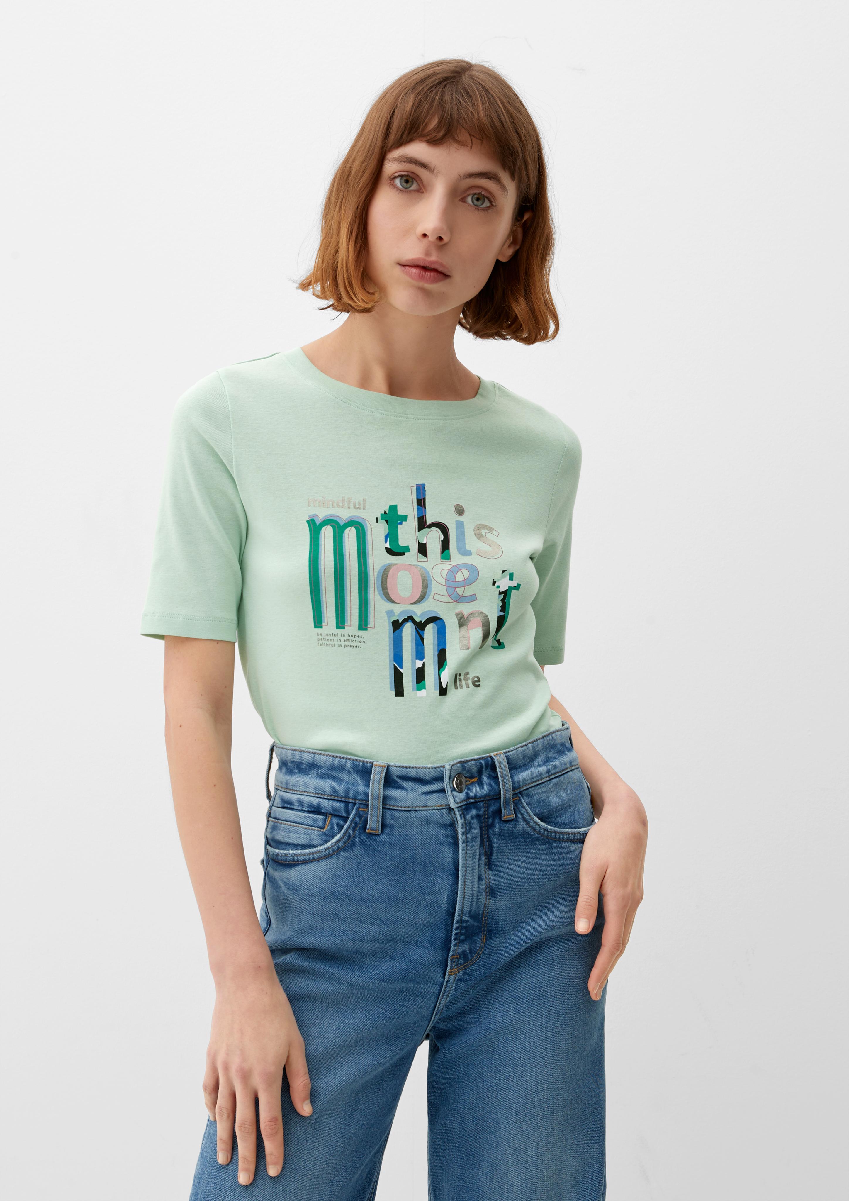 T-Shirt mit Frontprint  2130582-65D0