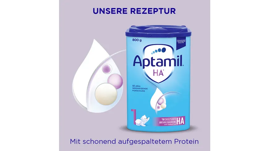 Aptamil HA 1 Hydrolysierte Anfangsnahrung 800 g