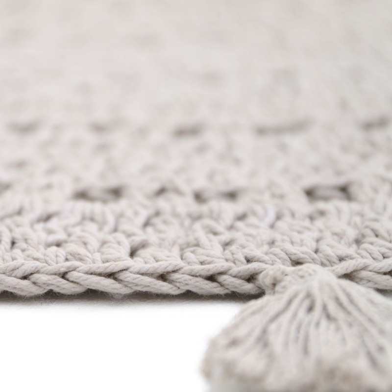 Tapis crochet 120cm NILA