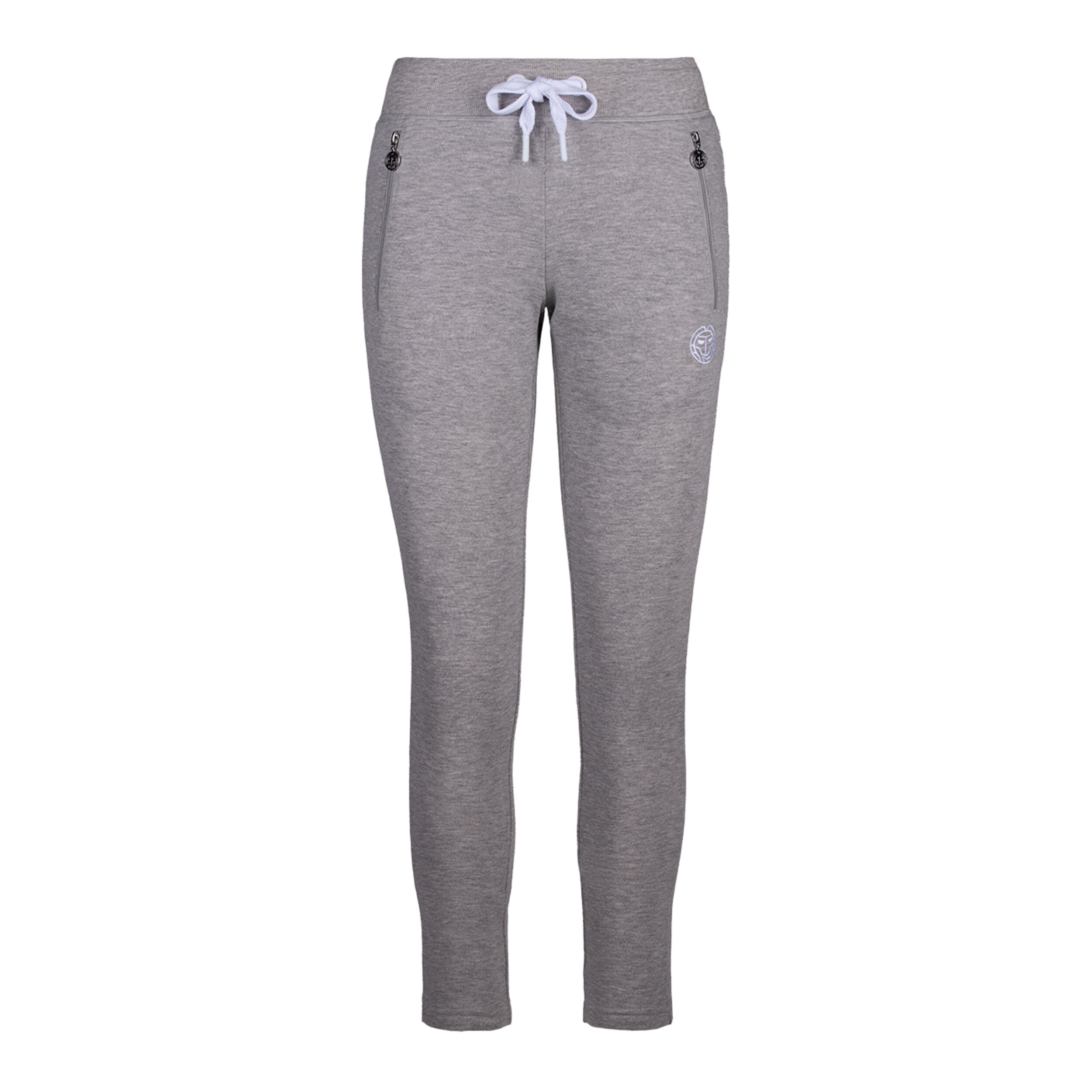 Dalila Basic Trainingsanzug Damen - Hellgrau, Weiß