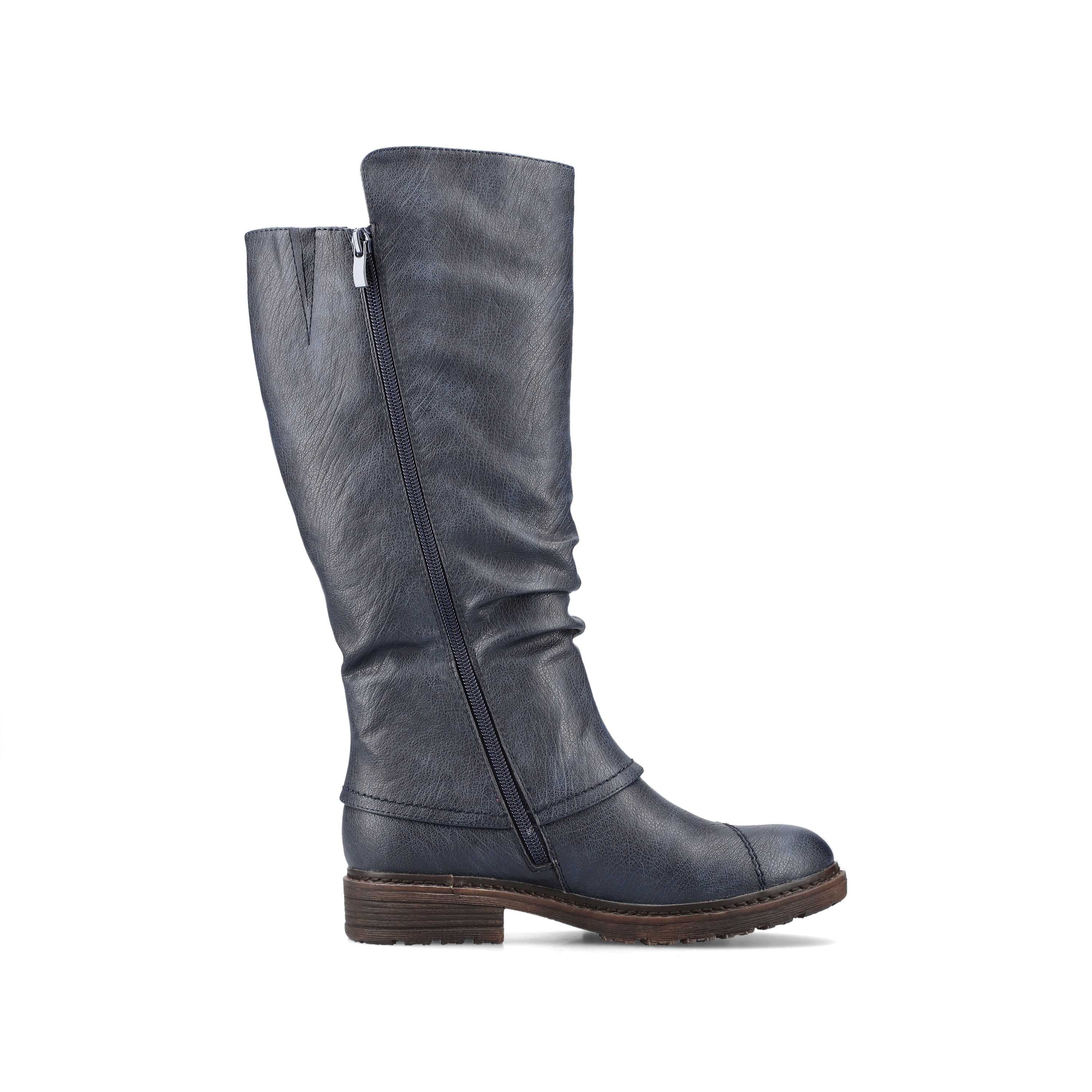 Rieker Damen Hochschaftstiefel ozeanblau
