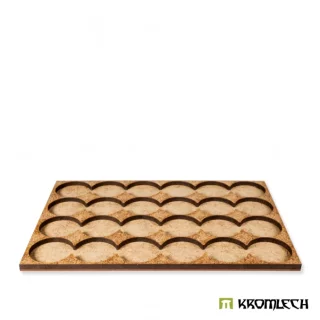 Kromlech Bases - Infantry 6x4 Round Base Adapter Tray (1)