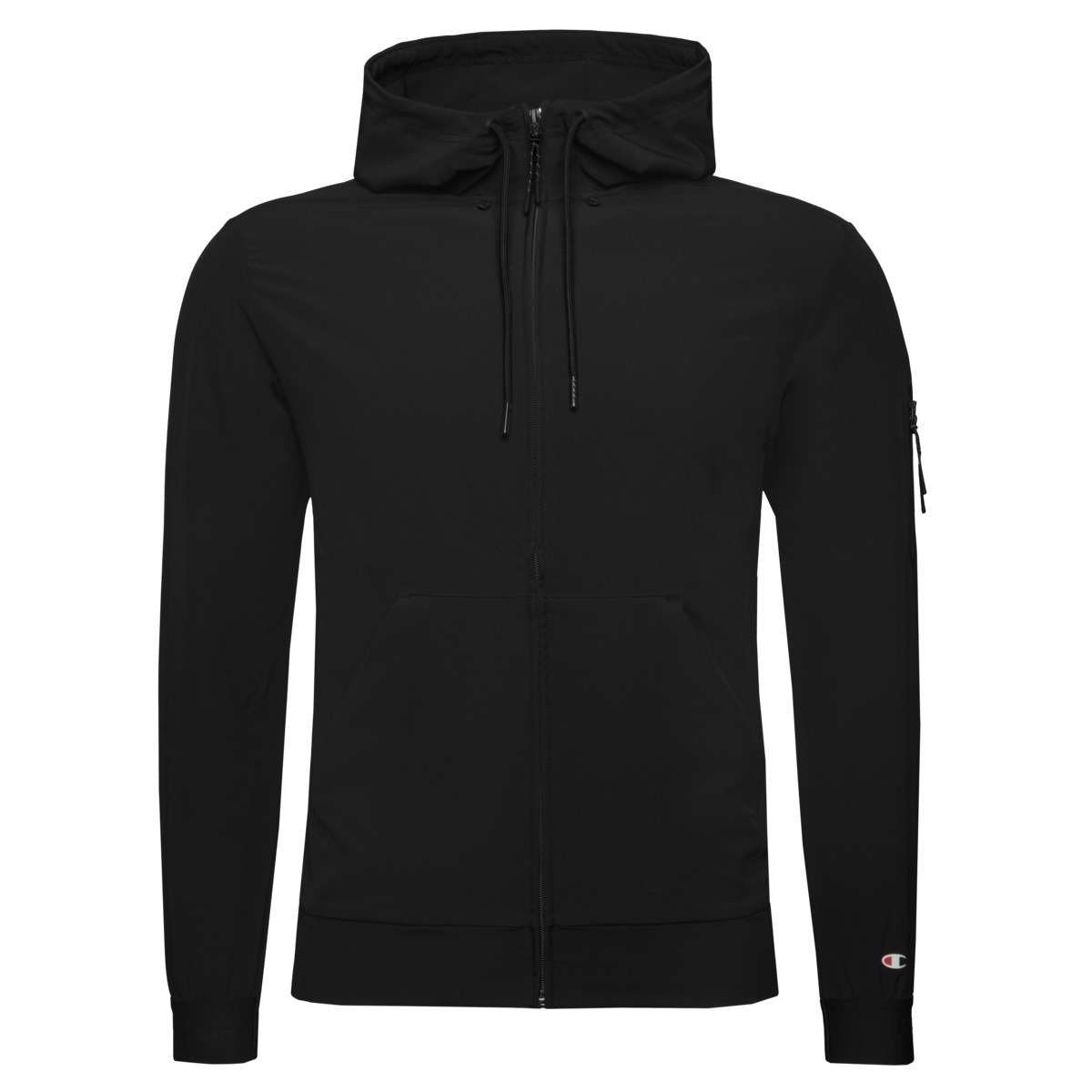 Champion Hooded Full Zip Trainingsjacke schwarz