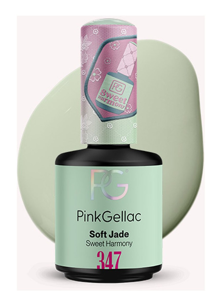 Pink Gellac 347 Soft Jade - gel nail polish