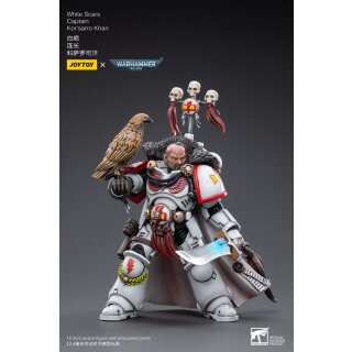 Warhammer 40k Actionfigur 1/18 White Scars Captain Kor'sarro Khan 12 cm