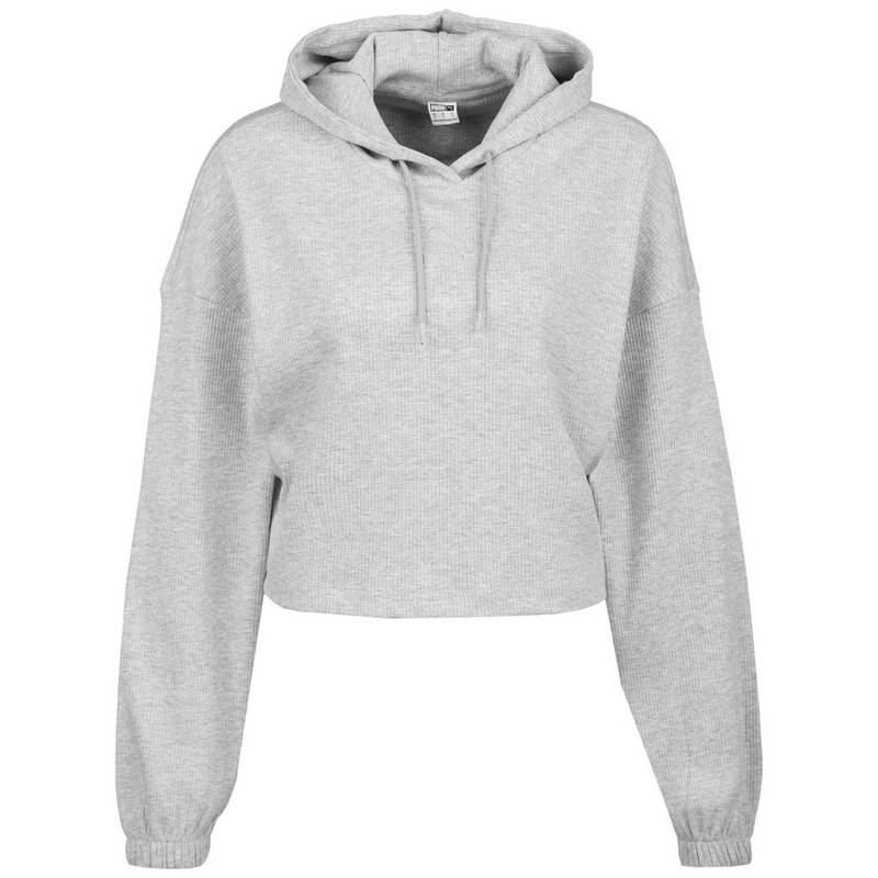 PUMA Classics Ribbed Hoodie Damen