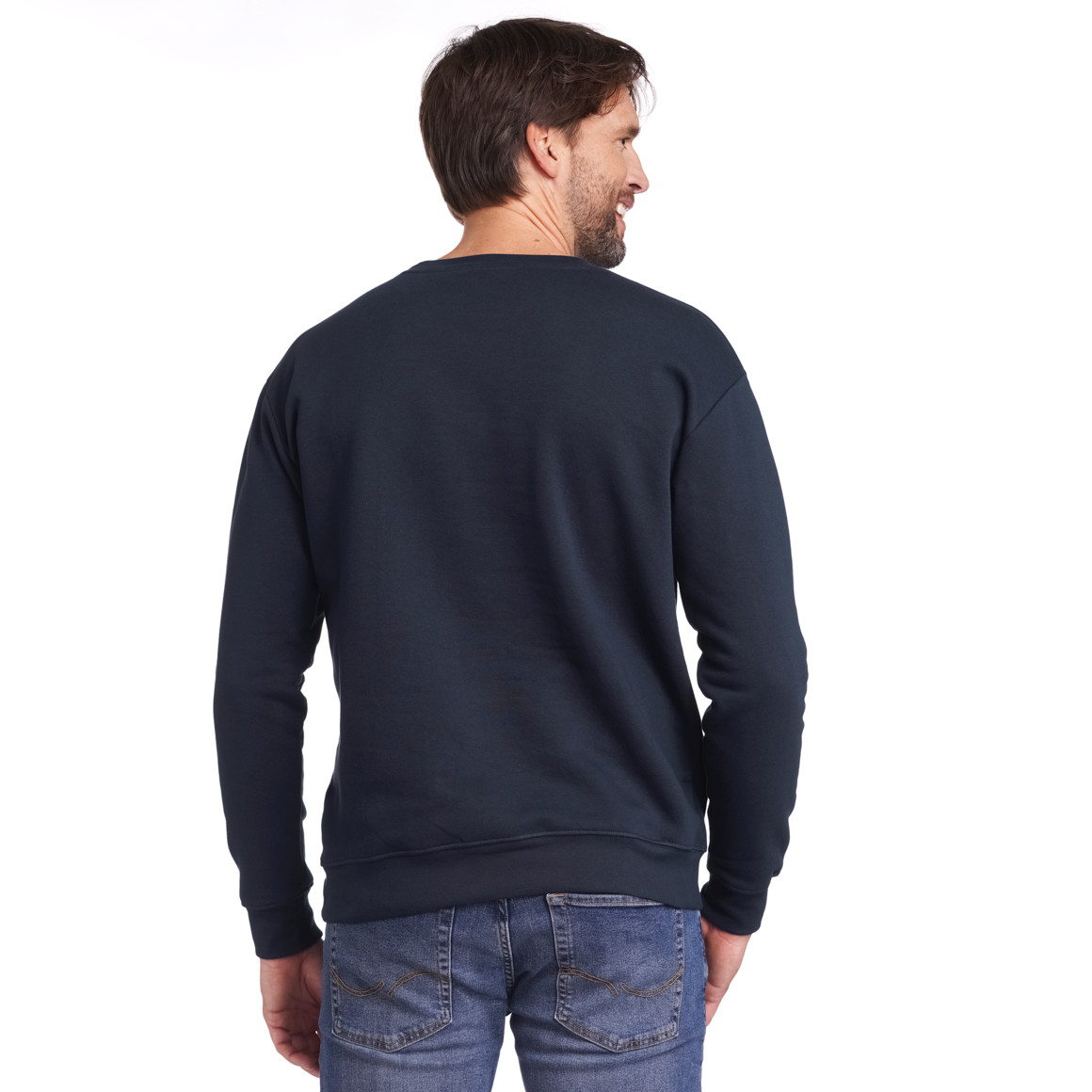 Herren Weihnachtssweatshirt mit Santa-Motiv