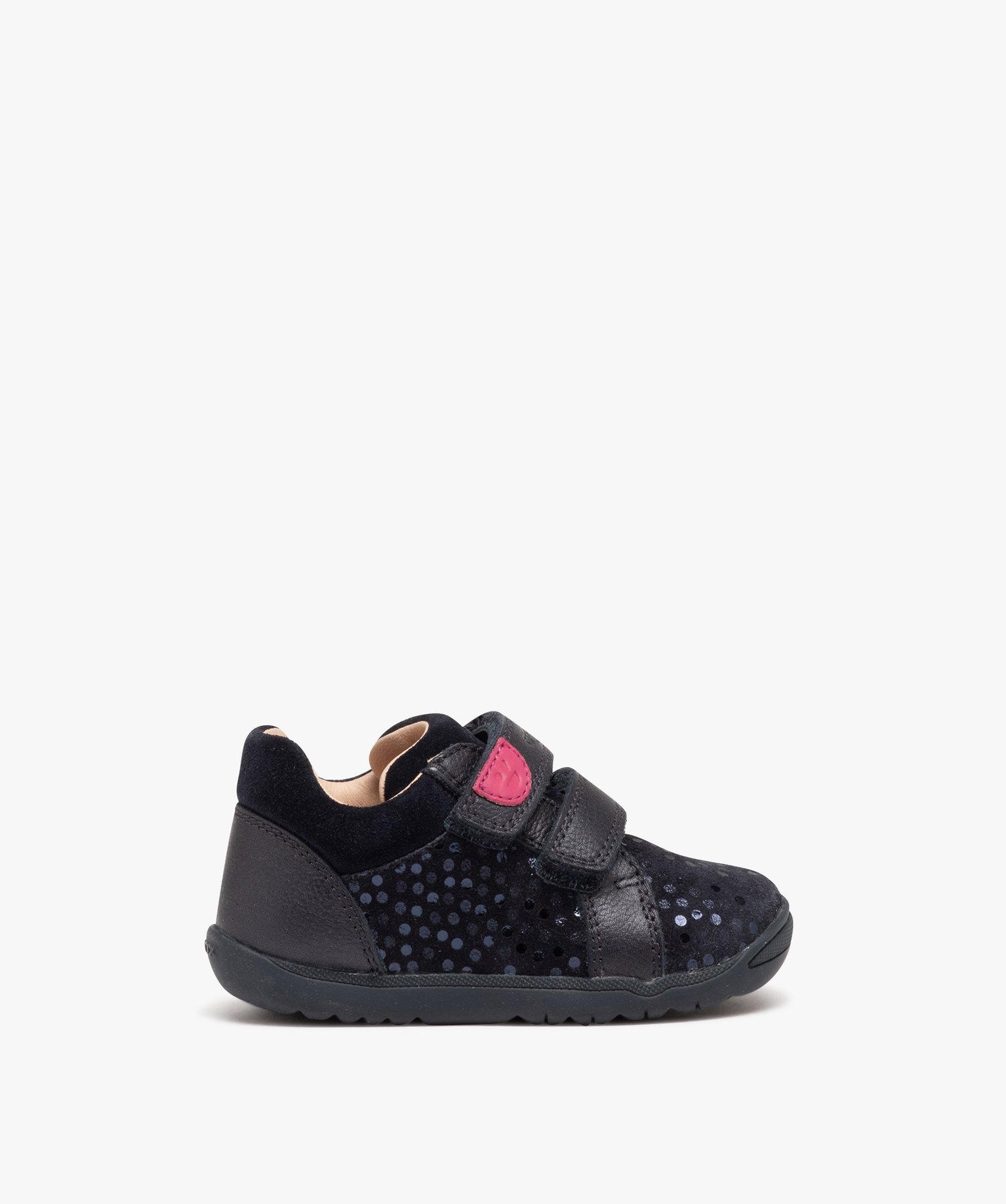 Chaussures premiers pas bébé fille à motif brillant - Geox marine | GEMO