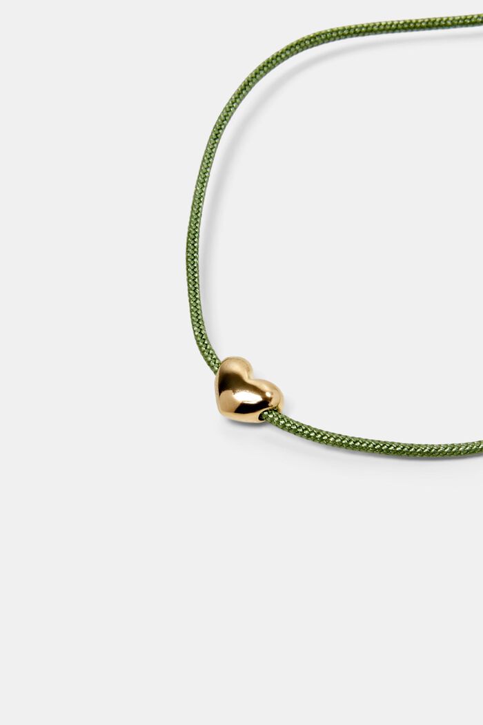 Armband mit Herz-Anhänger, Sterlingsilber