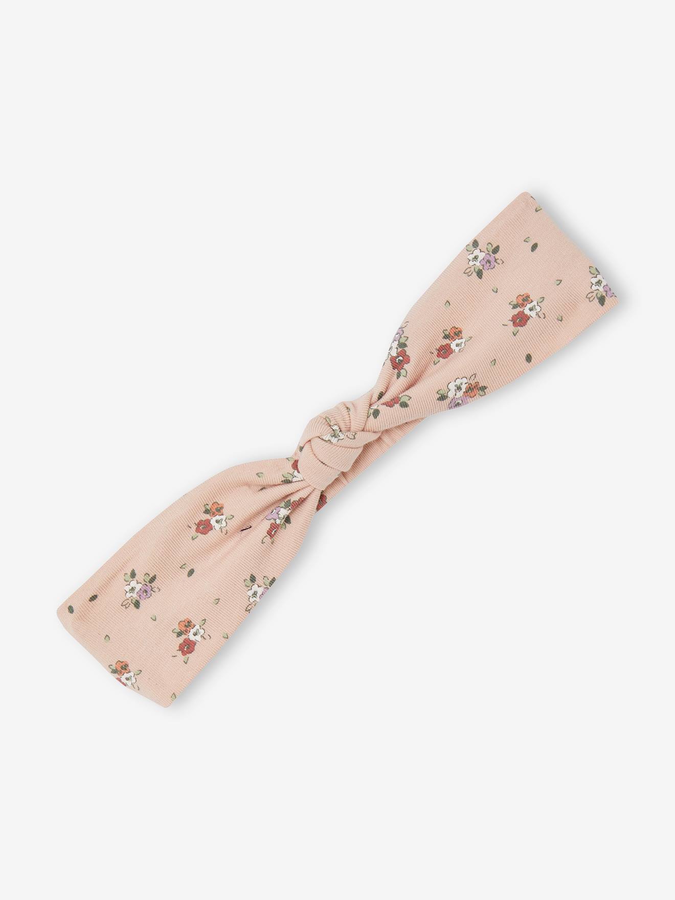 Vertbaudet Mädchen Baby Set aus Haarband, Kleid & Leggings Oeko Tex - pudrig rosa